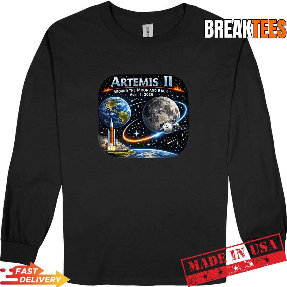 Artemis 2 Journey Around the Moon and Back 2026 T-Shirt