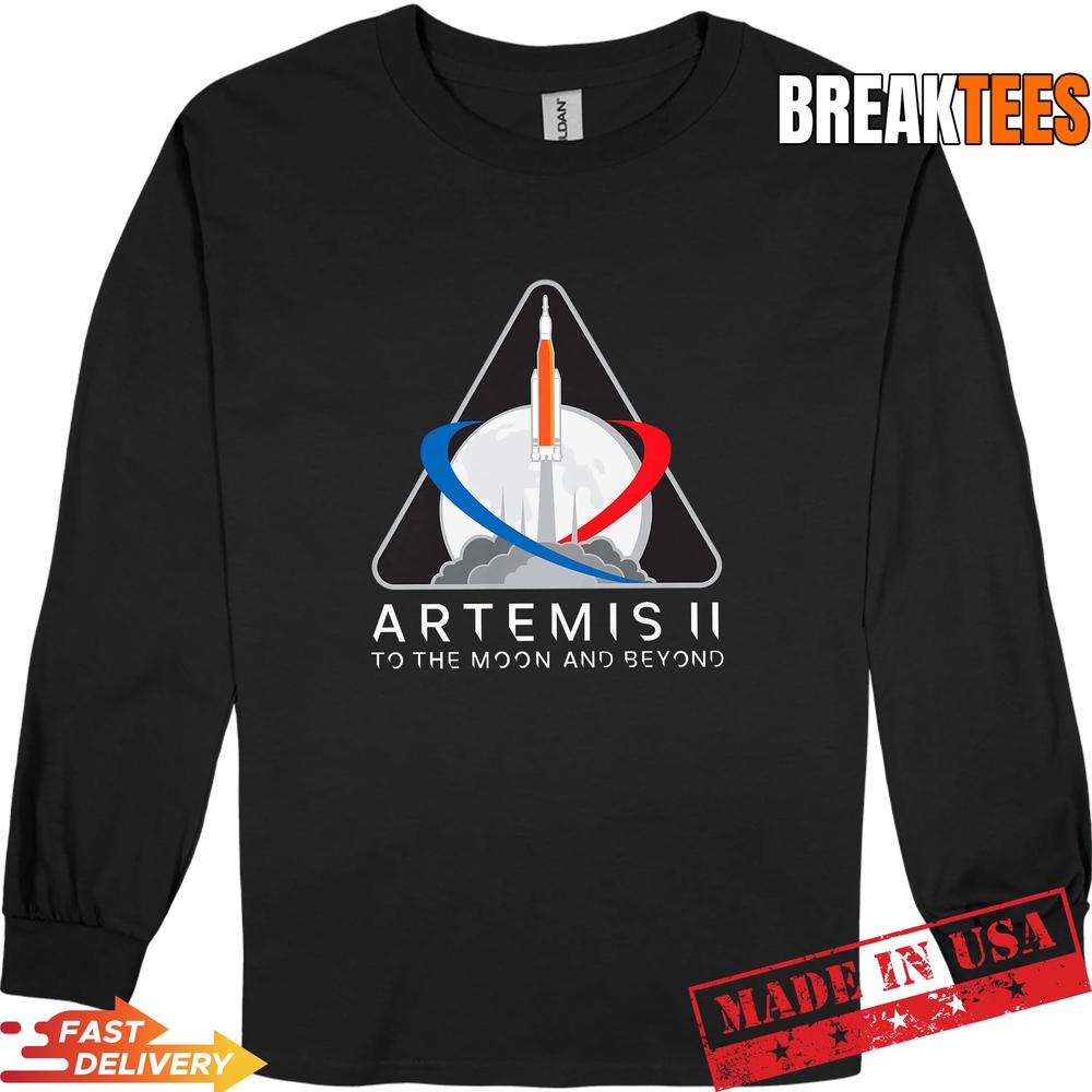 Artemis 2 Patch Mission Badge SLS Rocket Launch System T-Shirt