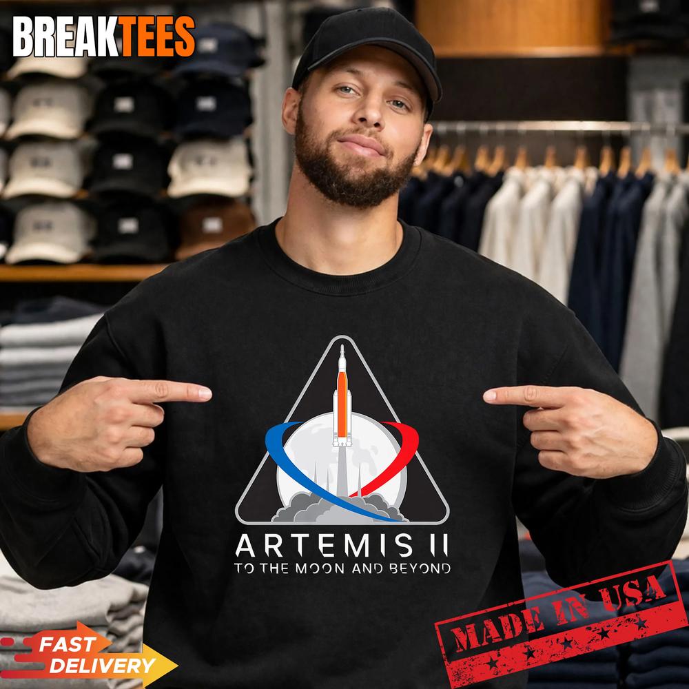Artemis 2 Patch Mission Badge SLS Rocket Launch System T-Shirt