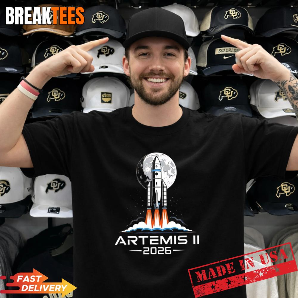 Artemis II 2026 Back To The Moon T-Shirt