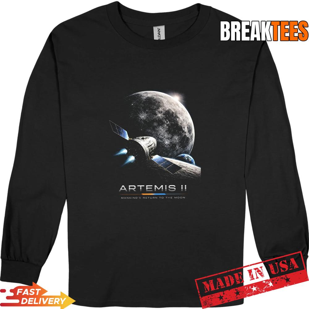 Artemis II 2026 Rocket Launch Mission to The Moon T-Shirt