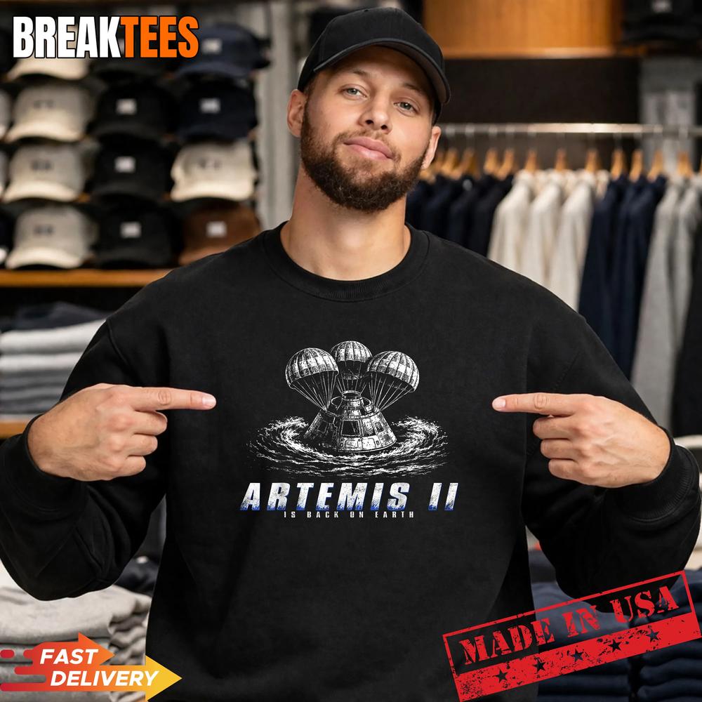 Artemis II Back on Earth Moon 2026 Mission Return Shirt