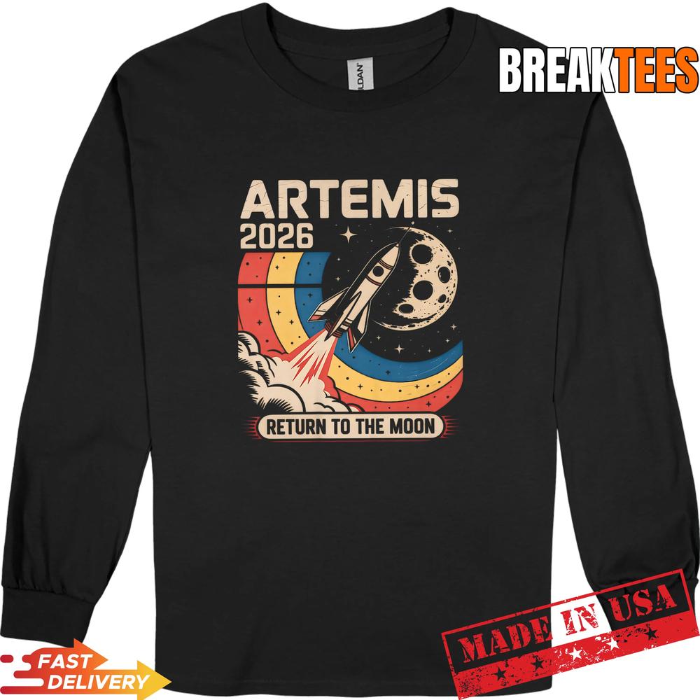Artemis II Launch Back to The Moon 2026 T-Shirt