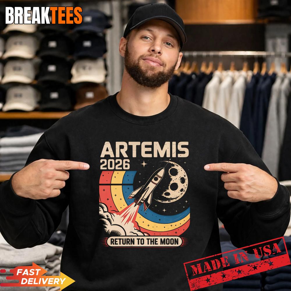 Artemis II Launch Back to The Moon 2026 T-Shirt