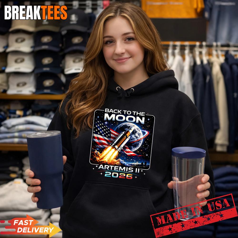Artemis Launch Back to The Moon 2026 T-Shirt