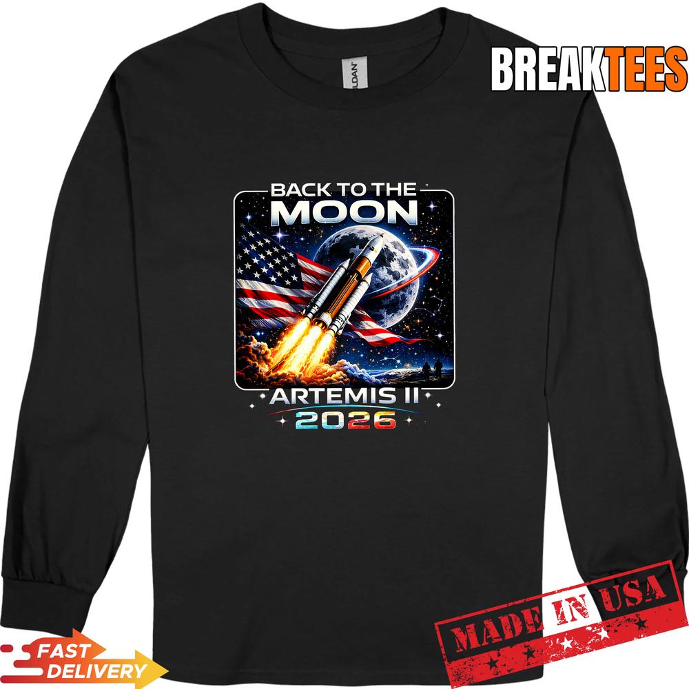 Artemis Launch Back to The Moon 2026 T-Shirt