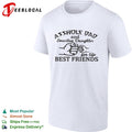 Asshole Dad and Smartass Daughter For Life Best Friends shirt