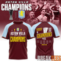 Aston Villa Europa League Champions 2025-26 Shirt