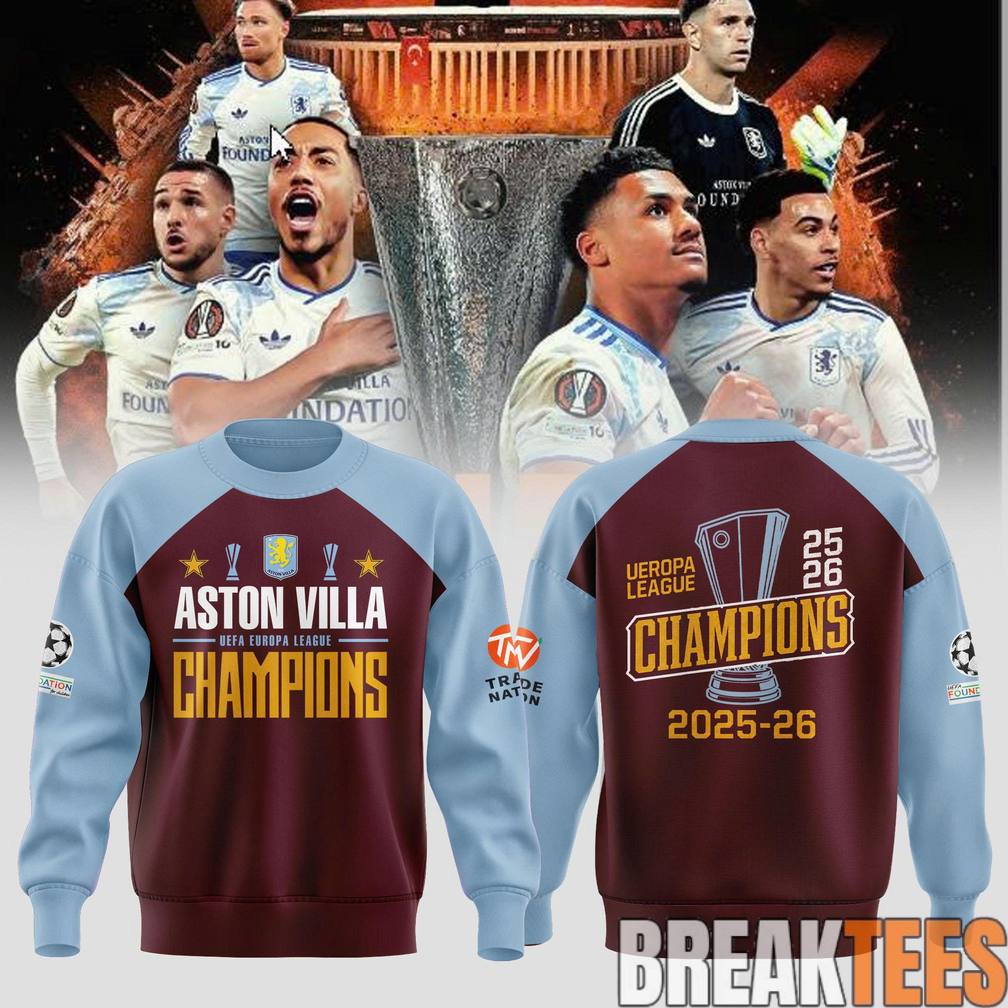 Aston Villa Europa League Champions Limited Sweatshirt