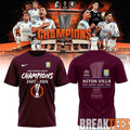 Aston Villa UEFA Europa League Champions 2025-2026 Shirt – Claret Glory in Istanbul