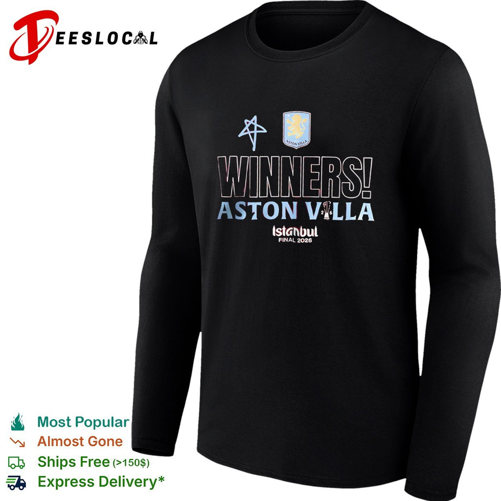 Aston Villa Winners Istanbul Final 2026 shirt