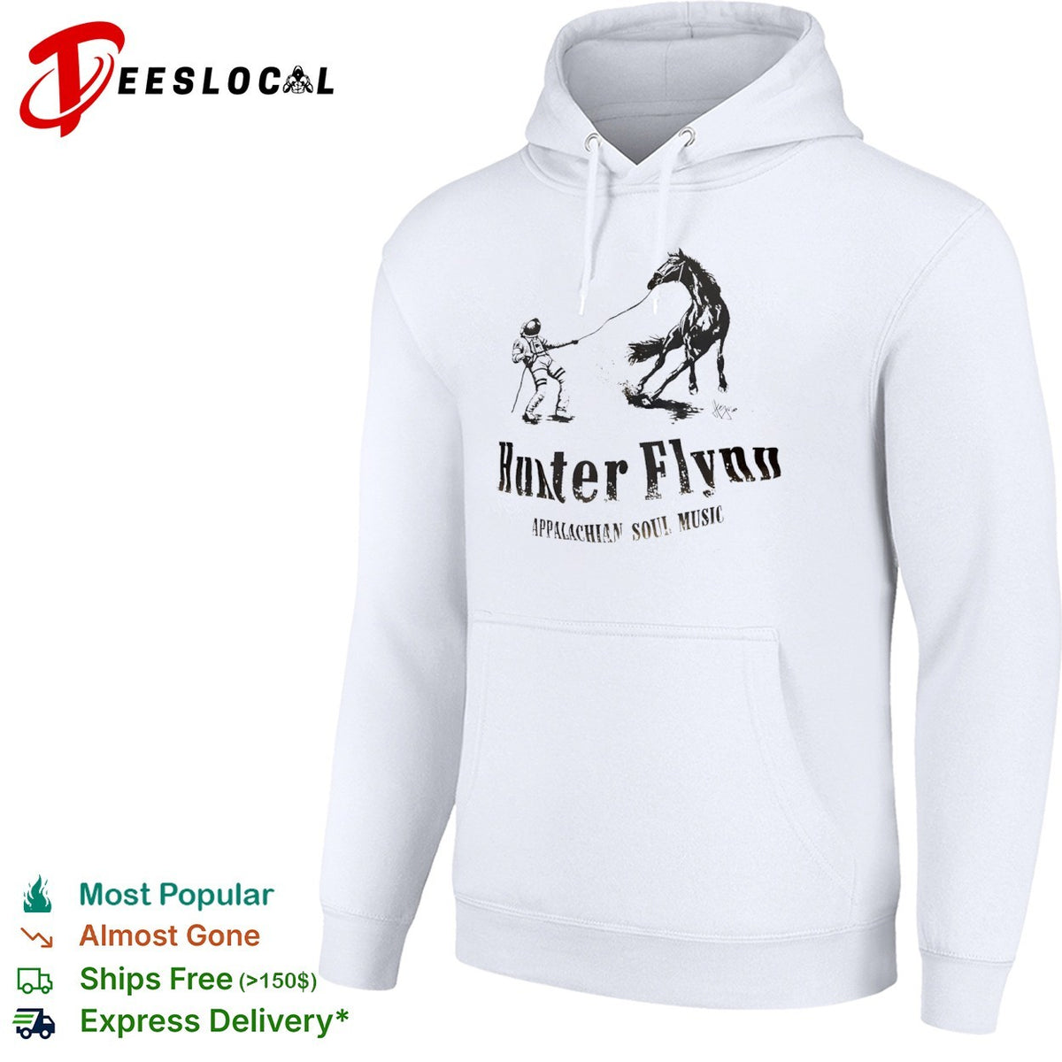 Astronaut and Horse Hunter Flynn Appalachian Soul Music shirt