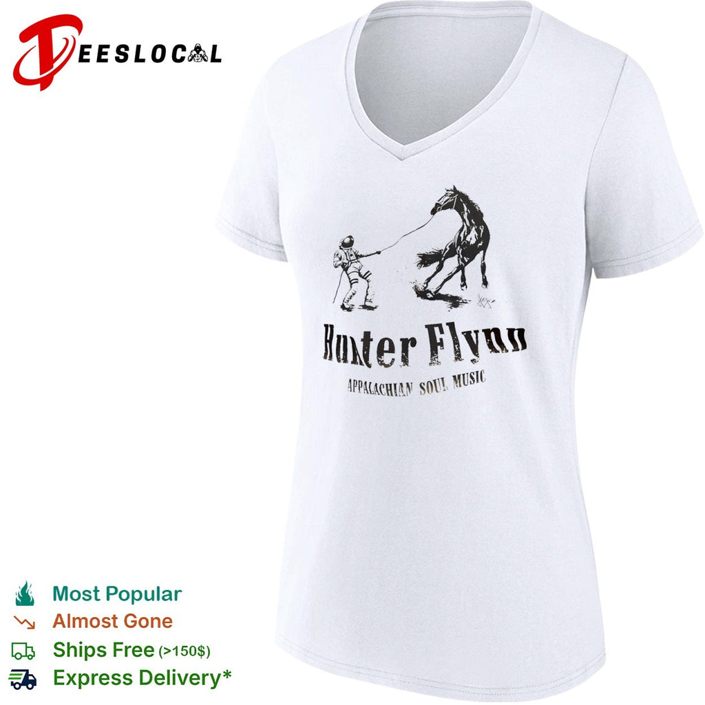 Astronaut and Horse Hunter Flynn Appalachian Soul Music shirt