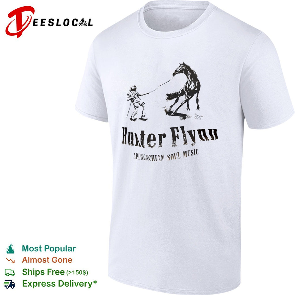 Astronaut and Horse Hunter Flynn Appalachian Soul Music shirt