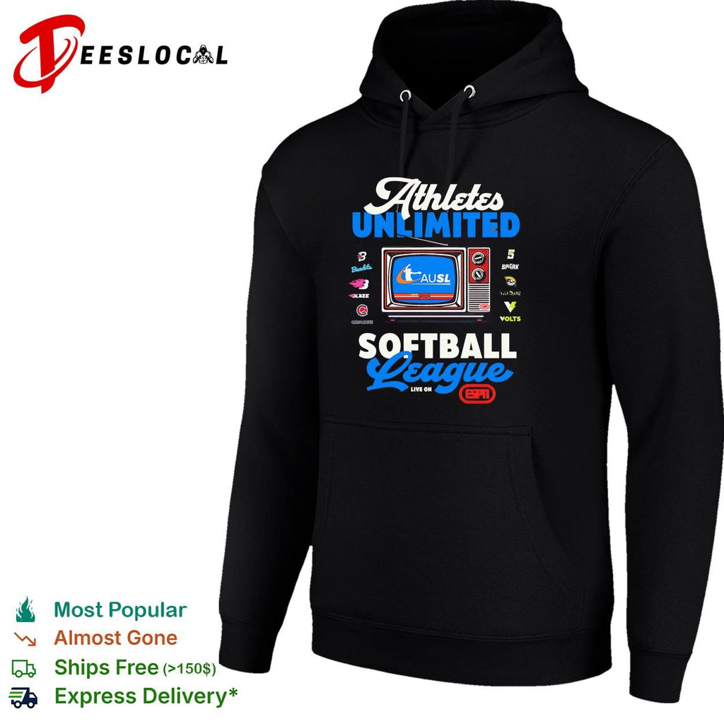 Athletes Unlimited Softball League Bandits Blaze Cascade Spark Talons Volts shirt