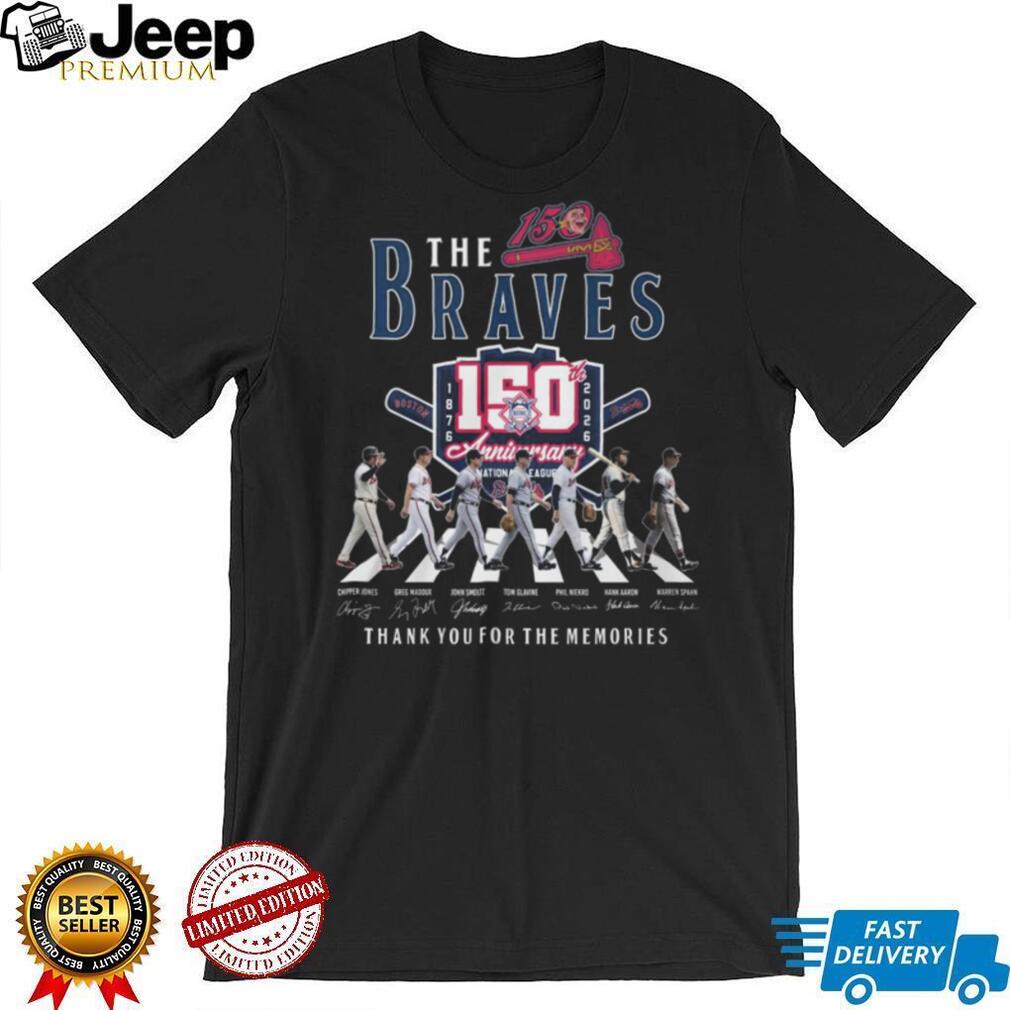 Atlanta Braves 150th Anniversary Legends Abbey Road Parody Tee