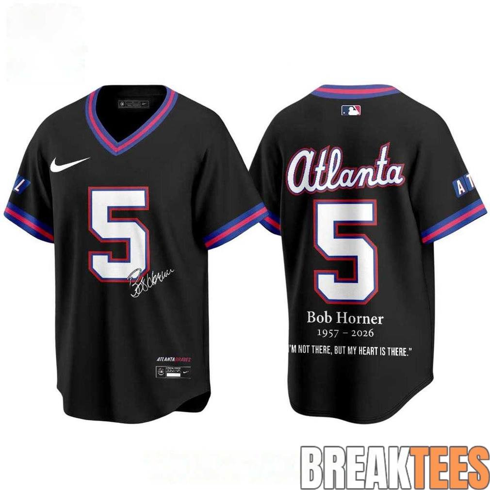 Atlanta Braves Bob Horner Forever Baseball Jersey