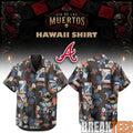 Atlanta Braves Da De Los Muertos 2026 Hawaiian Shirt