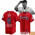 Atlanta Braves Legendary Baseball Manager Bobby Cox 1941-2026 Baseball Jersey