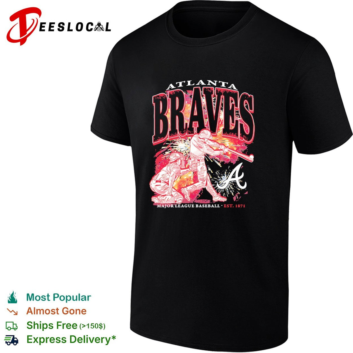 Atlanta Braves Major League Baseball est 1871 players shirt