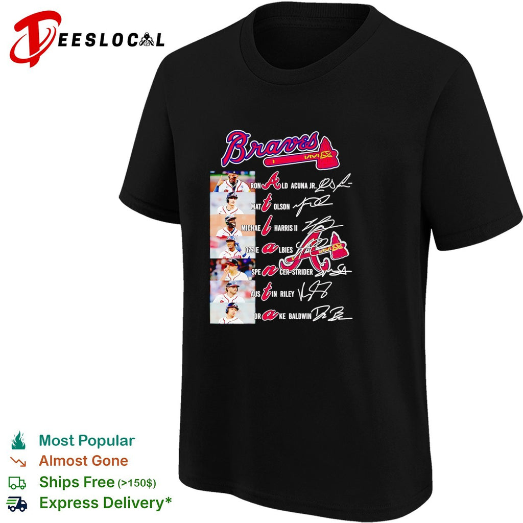 Atlanta Braves Ronald Acuna Jr Matt Olson Michael Harris II Ozzie Albies Spencer Strider Austin Riley shirt
