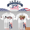 Atlanta Braves USA 250 Anniversary Special Baseball Jersey