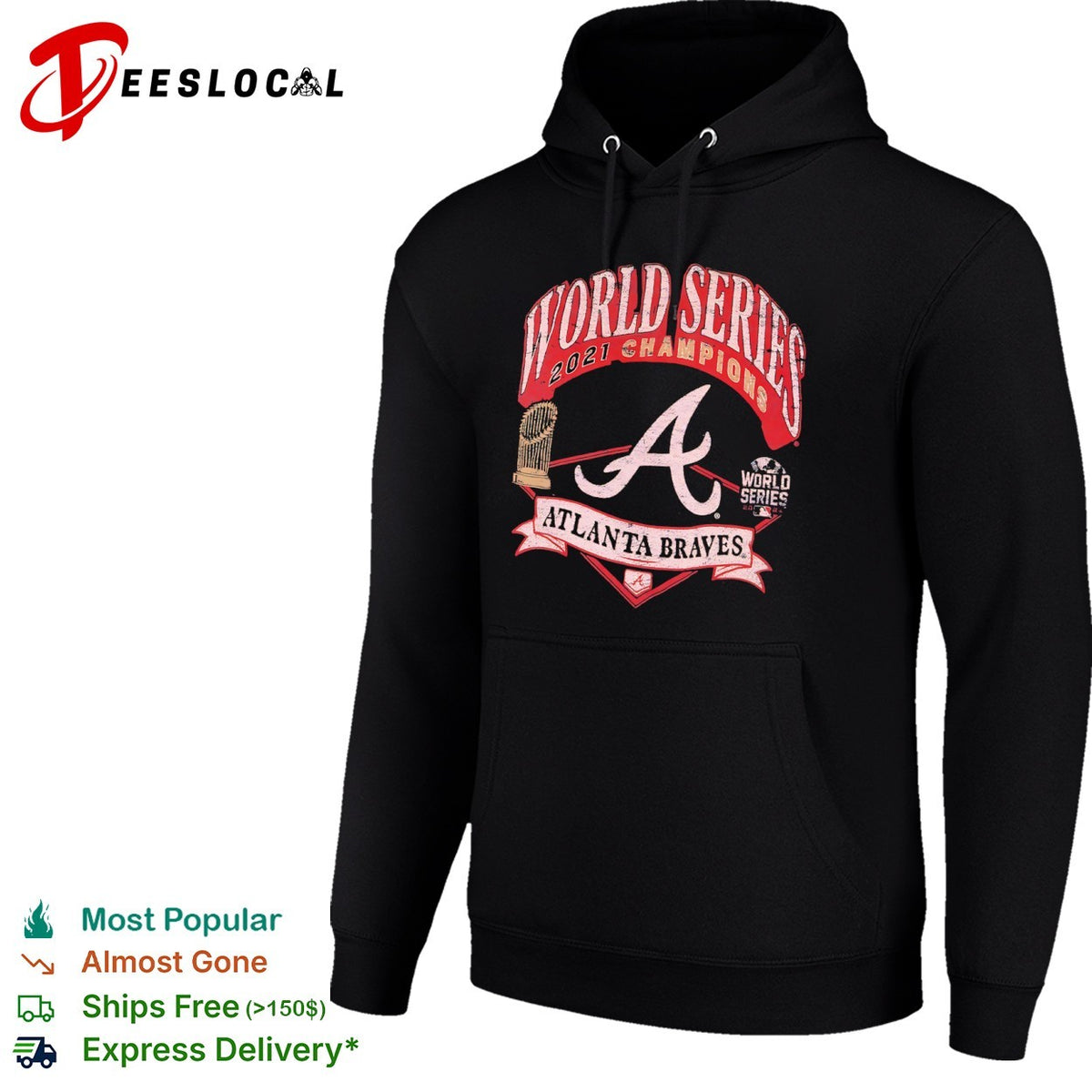 Atlanta Braves World Series 2021 Champions Commissioner Trophy MLB baseball shirt