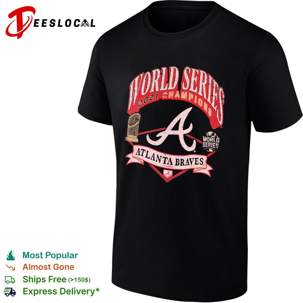 Atlanta Braves World Series 2021 Champions Commissioner Trophy MLB baseball shirt