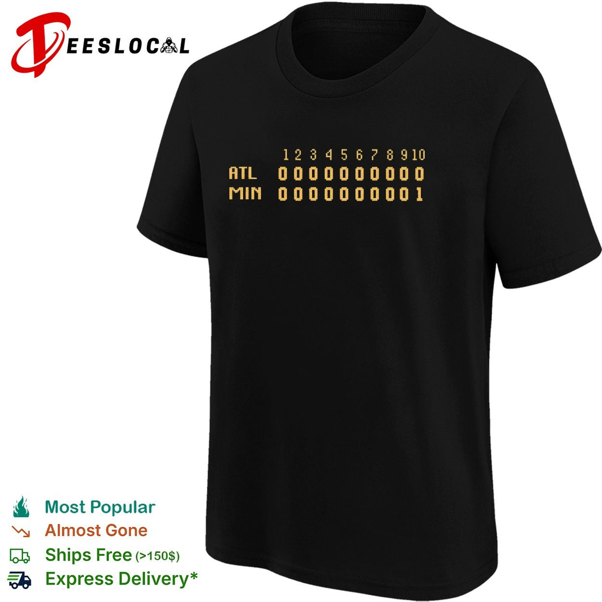 Atlanta Braves vs Minnesota Twins score shirt
