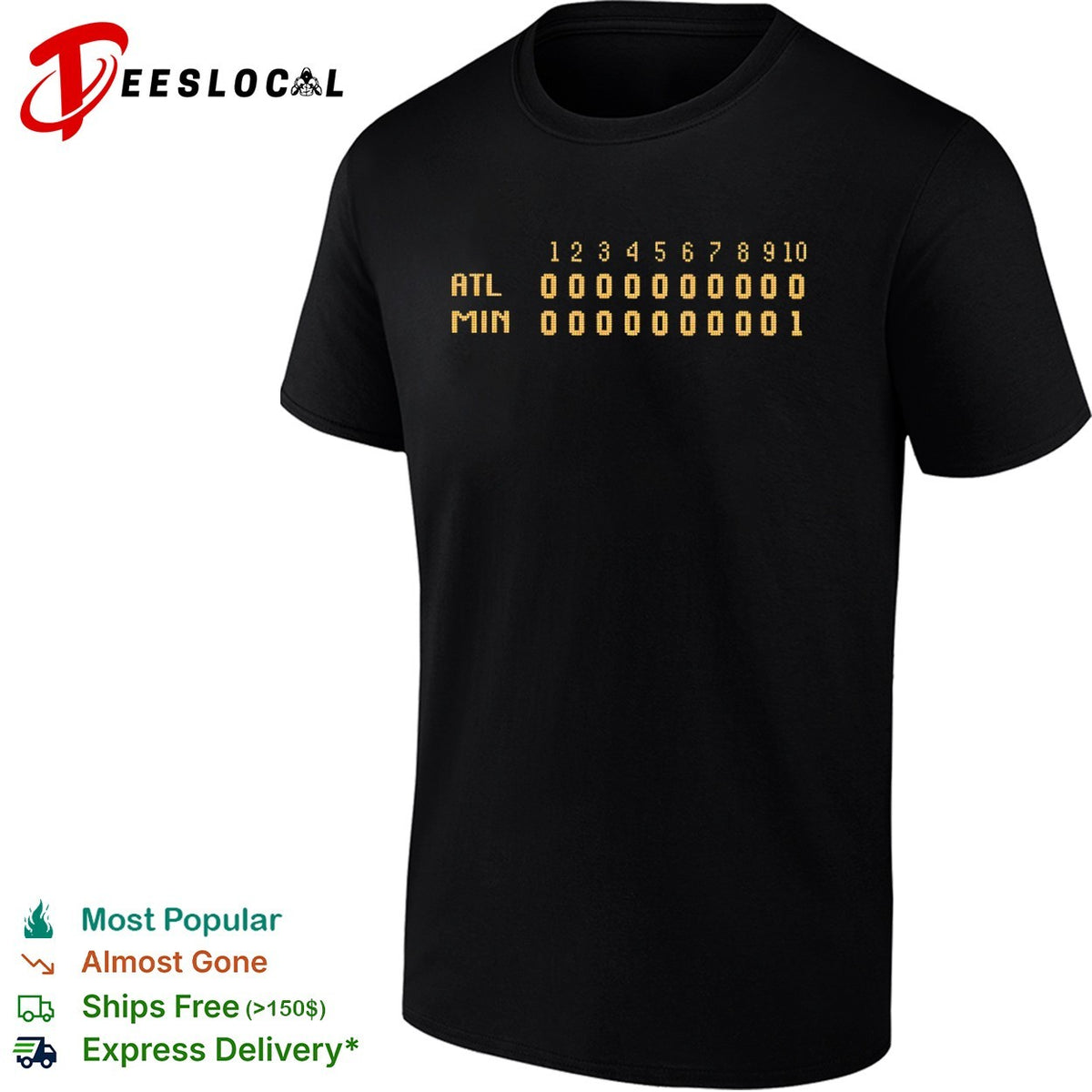 Atlanta Braves vs Minnesota Twins score shirt