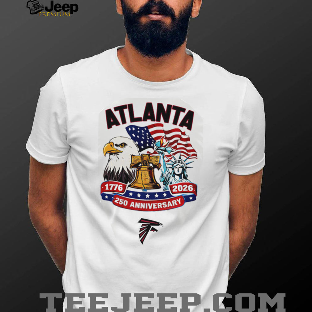 Atlanta Falcons 250th Anniversary American Independence 1776 2026 Custom Jersey T Shirt