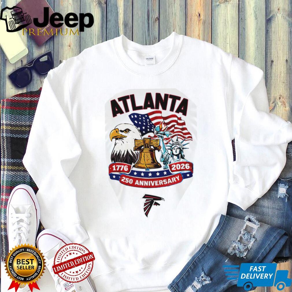 Atlanta Falcons 250th Anniversary American Independence 1776 2026 Custom Jersey T Shirt