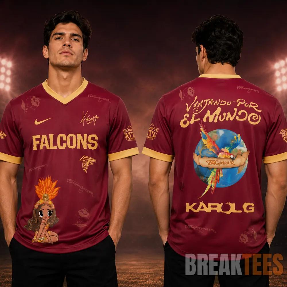 Atlanta Falcons x Karol G Viajando Por El Mundo 2026 Football Jersey