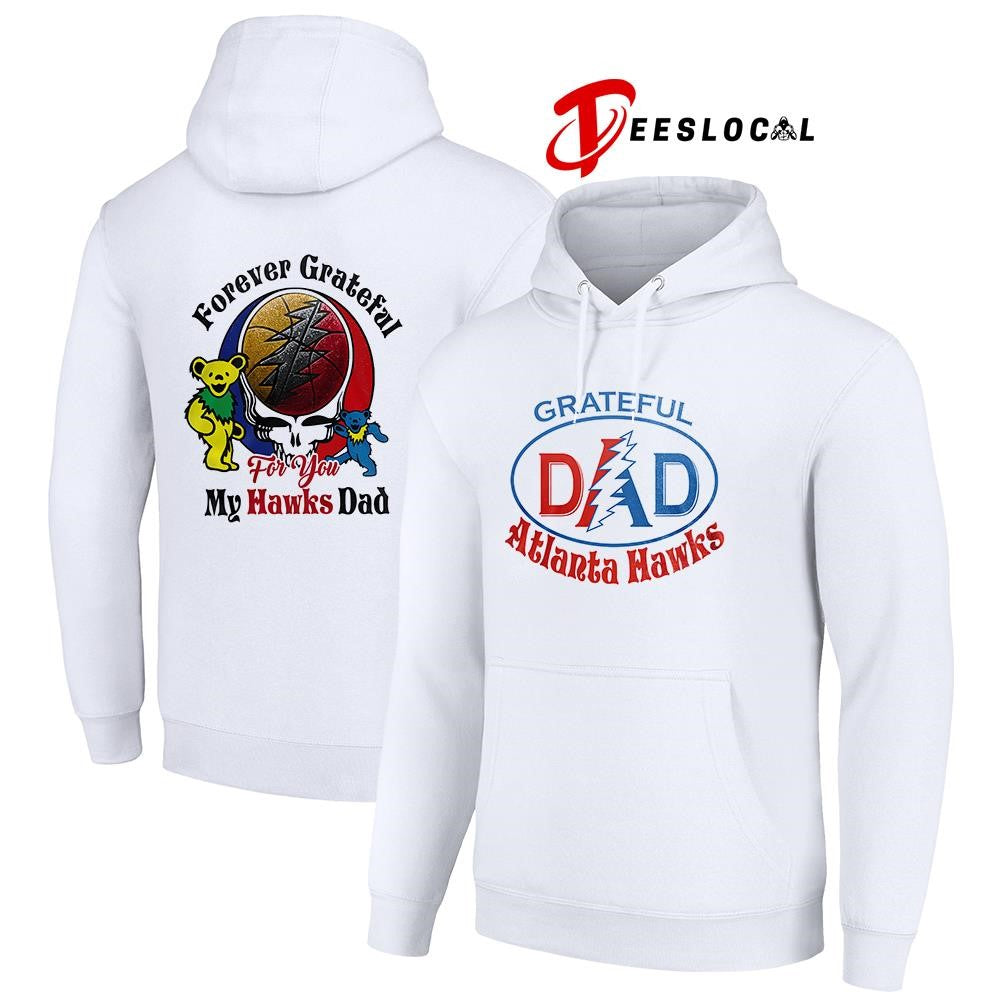 Atlanta Hawks x Grateful Dead Father Day forever Grateful logo shirt