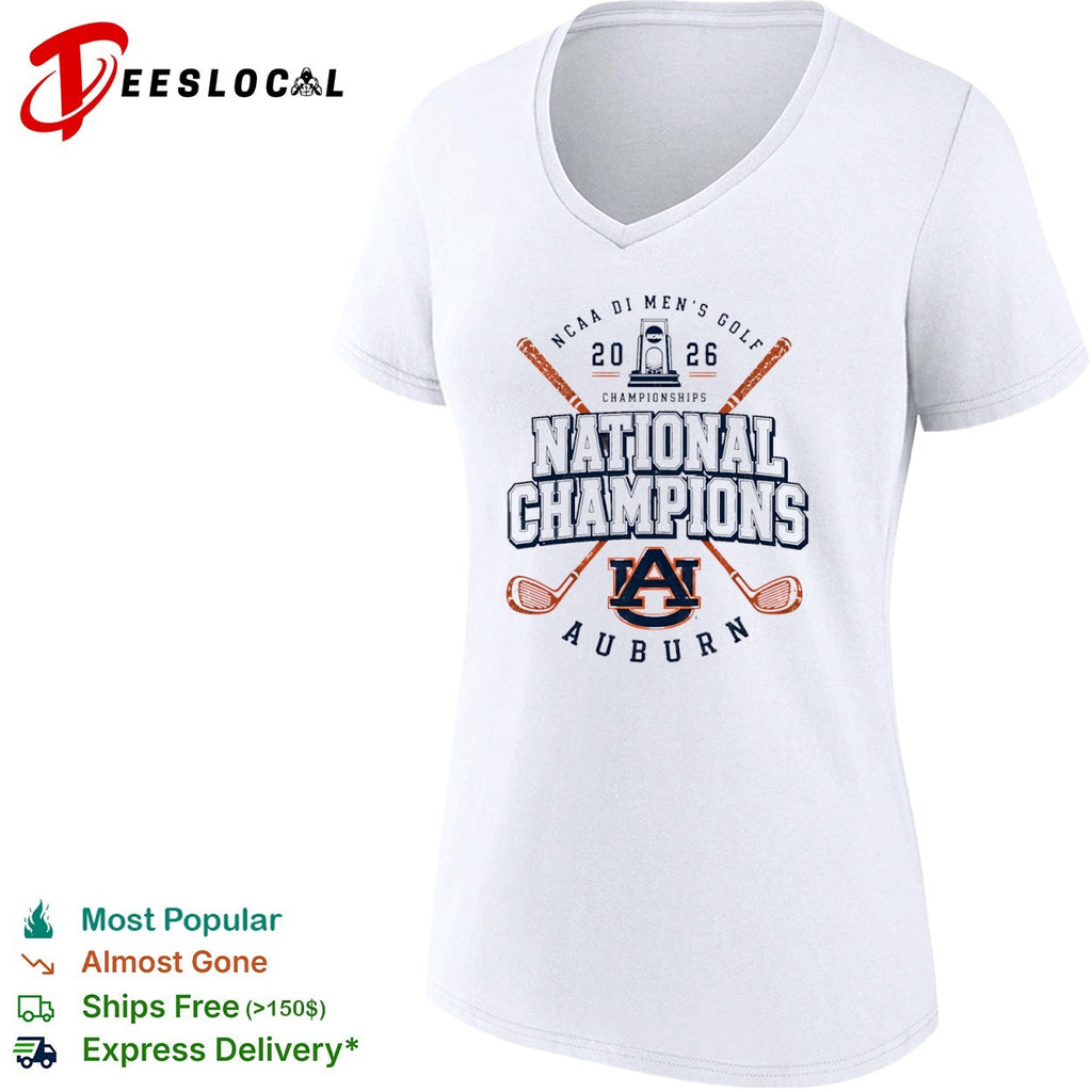 Auburn Tigers 2026 NCAA DI Men’s Golf National Champions shirt