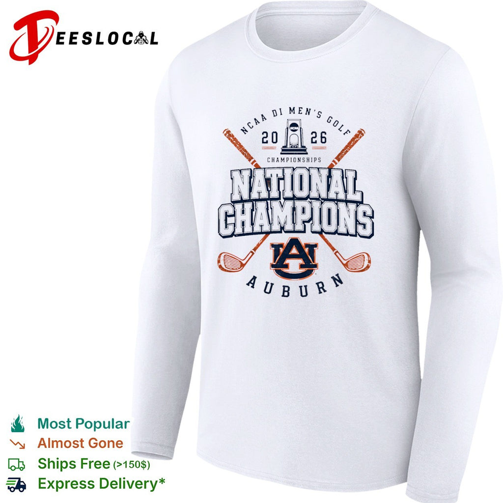 Auburn Tigers 2026 NCAA DI Men’s Golf National Champions shirt