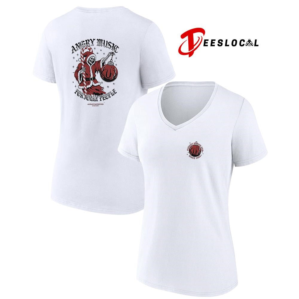 August Burns Red Christmas angry music for Jolly People Jolly Reaper shirt
