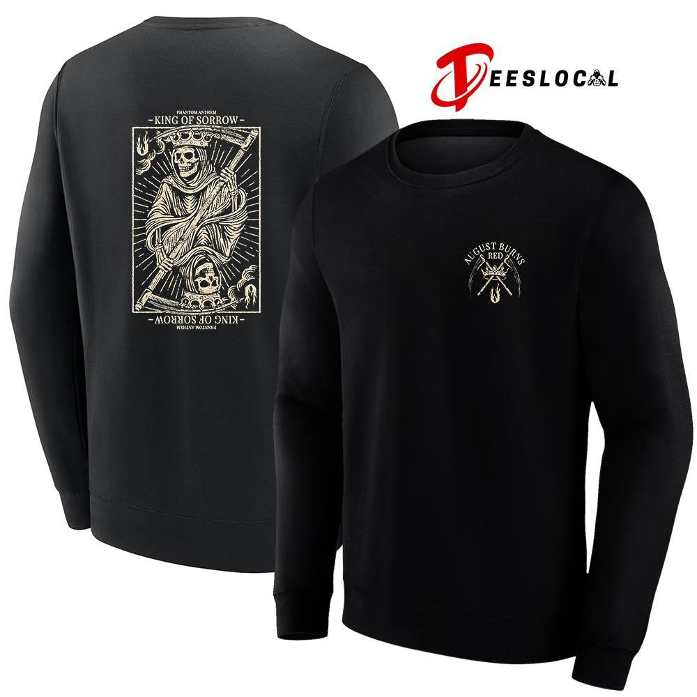 August Burns Red Phantom Anthem king of sorrow the reaper graphic shirt