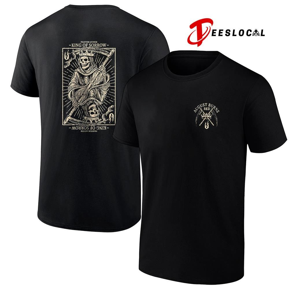 August Burns Red Phantom Anthem king of sorrow the reaper graphic shirt