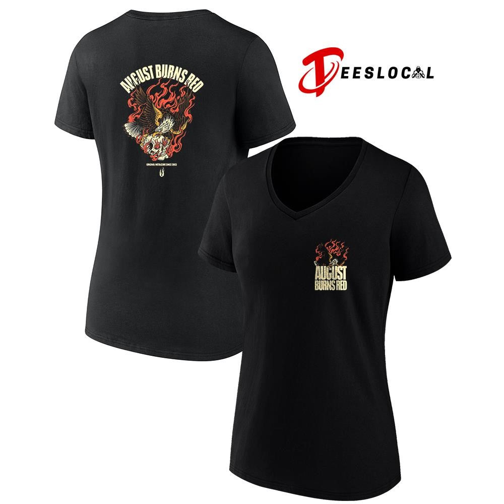 August Burns Red fire eagle graphic shirt