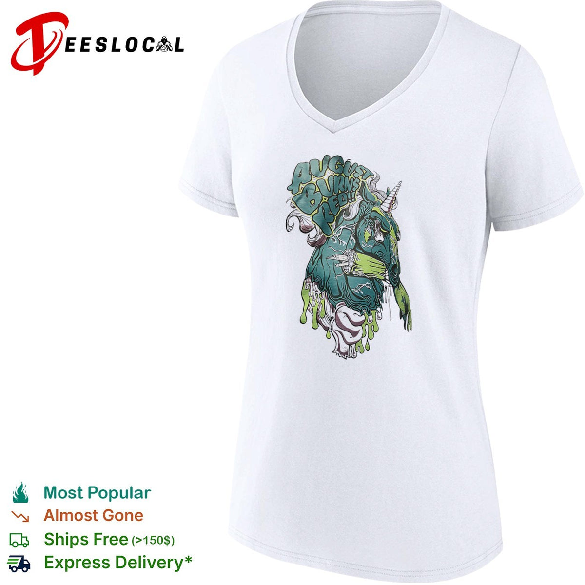 August Burns Red zombie unicorn shirt
