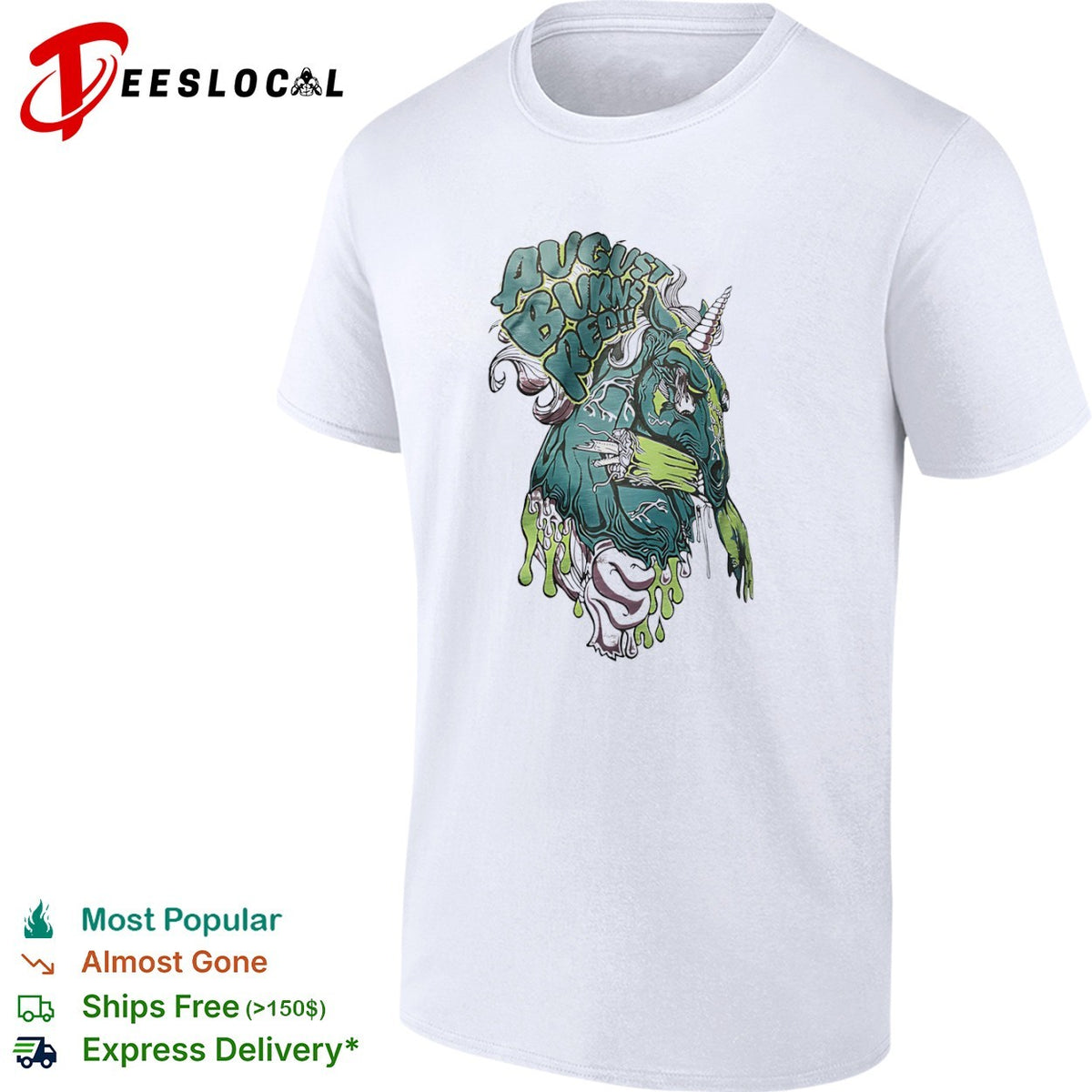 August Burns Red zombie unicorn shirt
