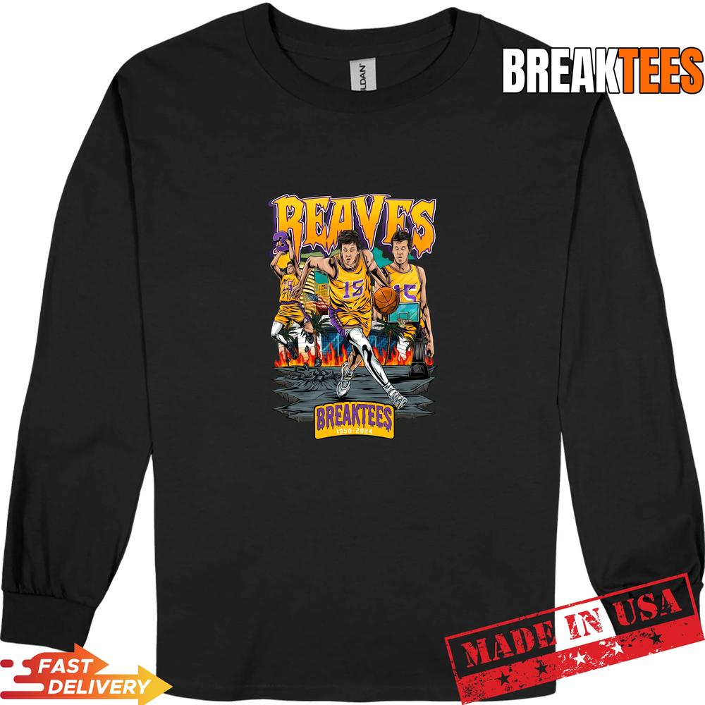 Legendary Austin Reaves Lakers Basketball Shirt – Retro NBA Fan Tee