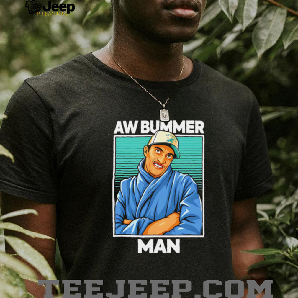 Aw Bummer Man Funny Retro Dressing Gown Graphic T Shirt