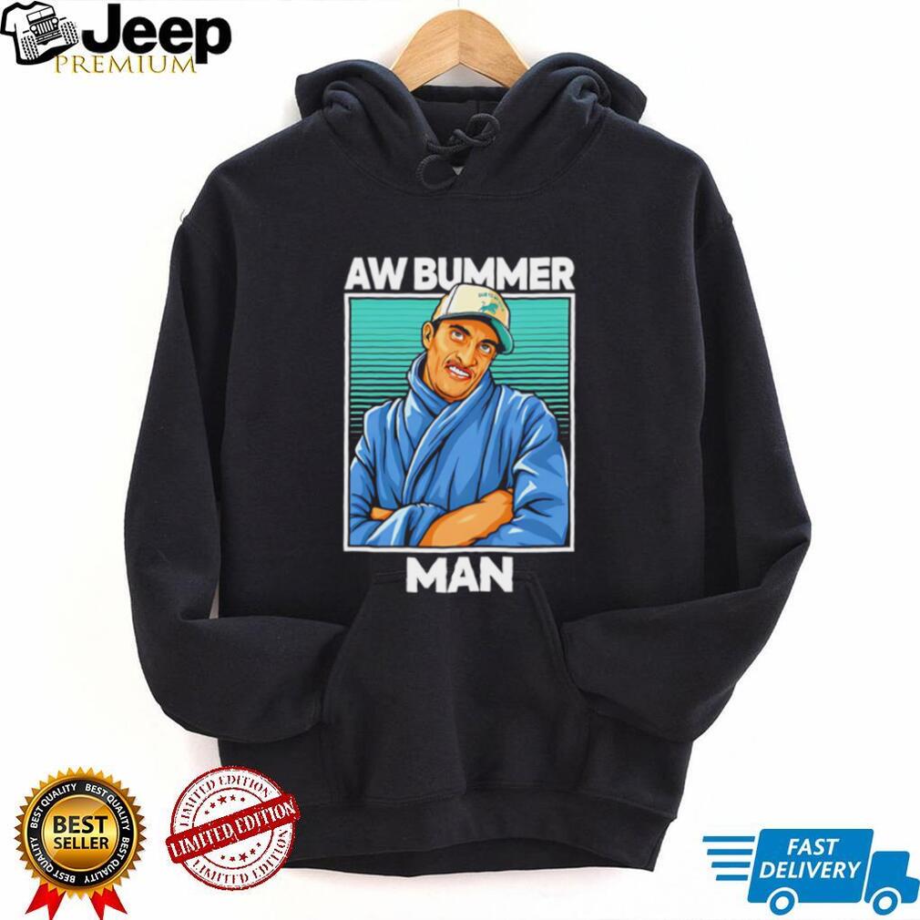 Aw Bummer Man Funny Retro Dressing Gown Graphic T Shirt