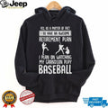 Awesome Retirement Plan Watching My Grandson Play Baseball T Shirt