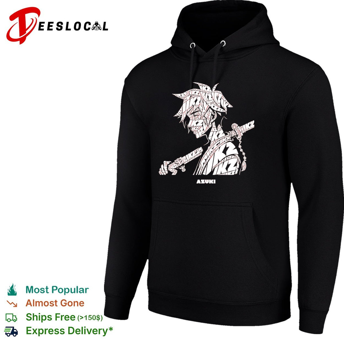 Azuki anime character shirt