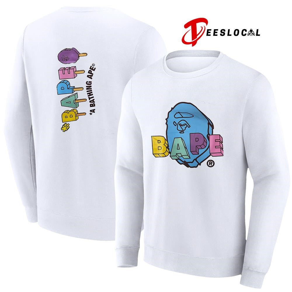 BAPE a bathing Ape ice creams logo shirt