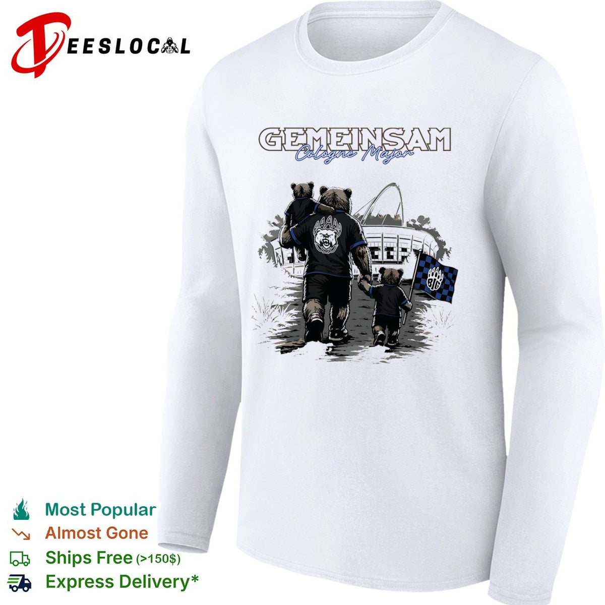 BIG Clan Gemeisam Cologne Major Bear Logo Shirt