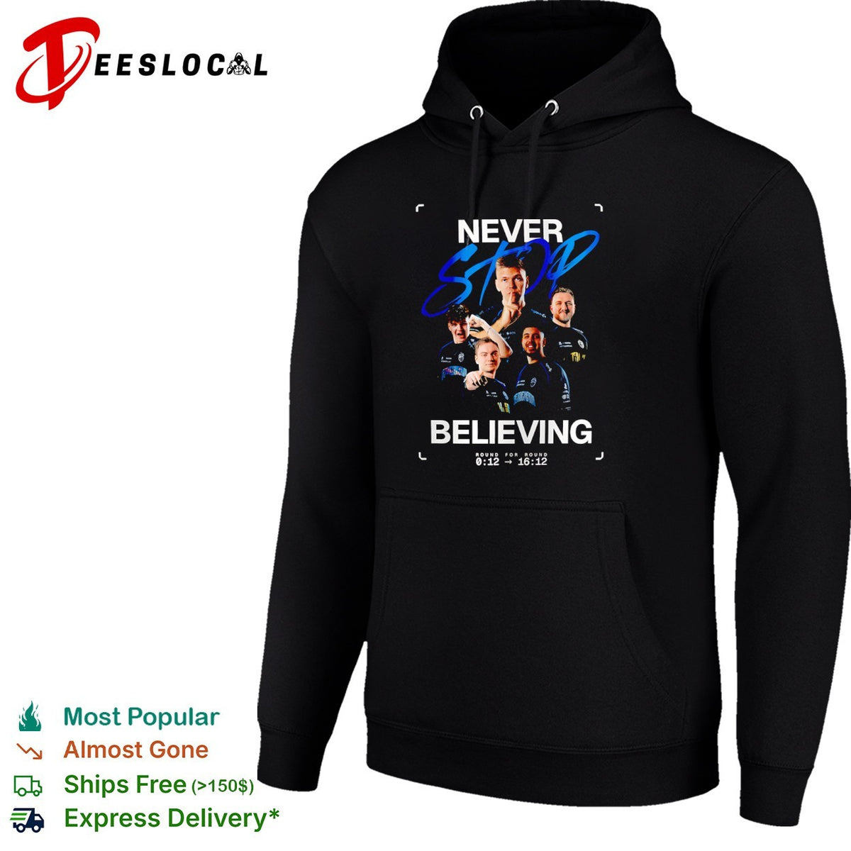 BIG clan Never Stop Believing round for round shirt